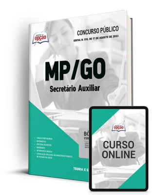 Acesse o material Apostila MP GO 2023 Secretário Auxiliar