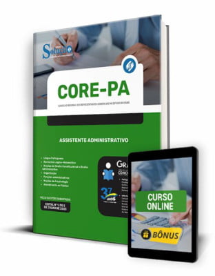 Faça o Download Apostila CORE PA 2023 Assistente Administrativo