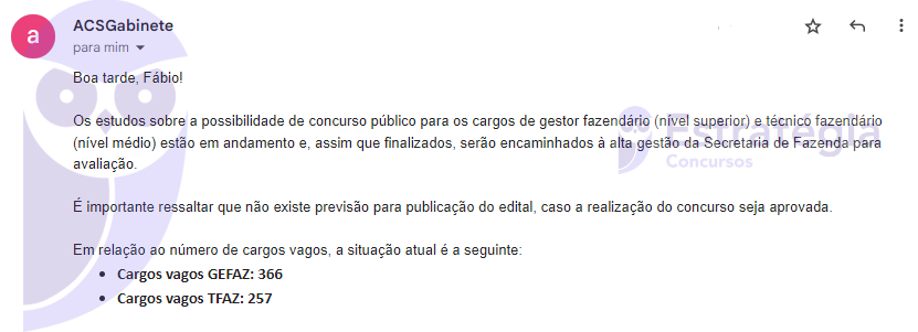 Sefaz MG confirma estudos para concurso de gestor e técnico