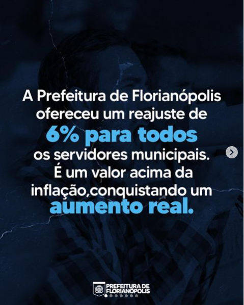 ISS Florianópolis - Proposta de reajuste