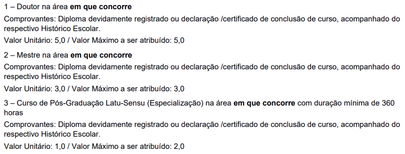 Etapas do concurso Prefeitura de Atibaia