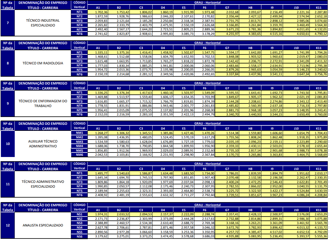 Concurso IMBEL: progressão funcional