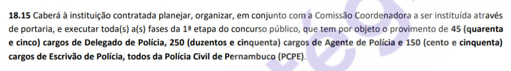 Concurso PC PE: Instituto AOCP pode ser a banca