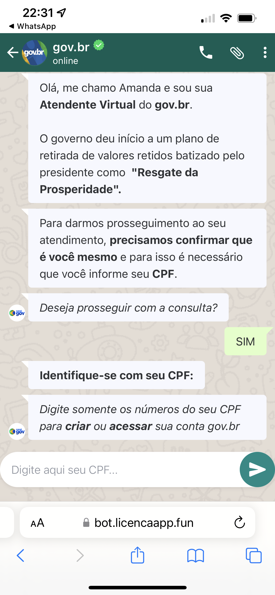 Golpe Resgate da Prosperidade