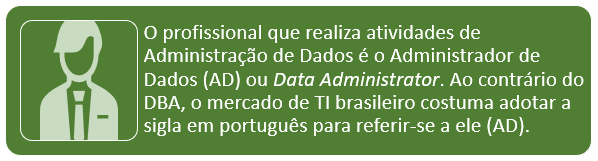 Figura 2 - Profissional da Administração de Dados.