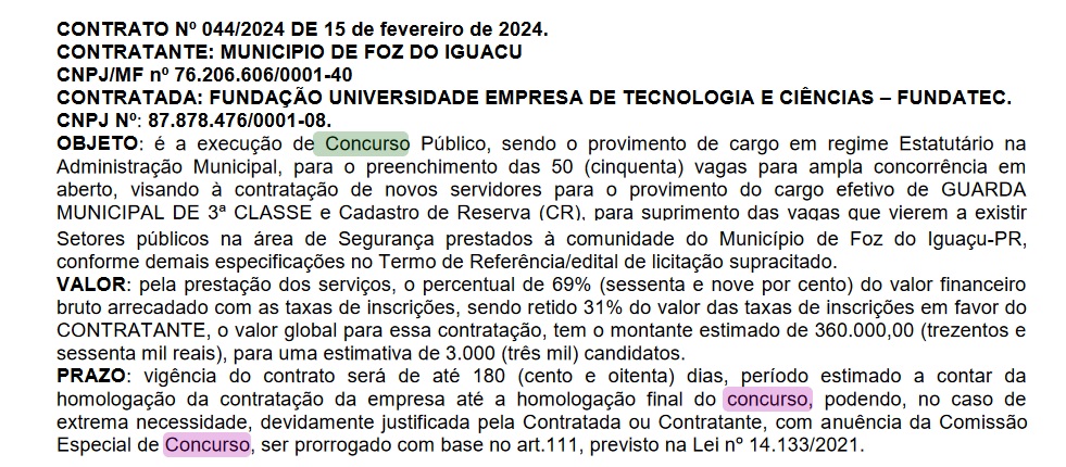 Concurso Guarda Foz do Iguaçu: Fundatec é a banca!