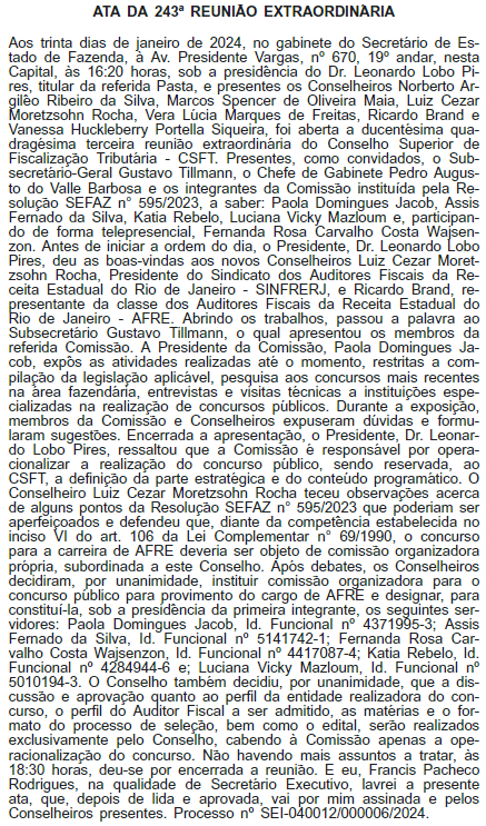 Concurso Sefaz RJ em definição de banca; edital em breve!