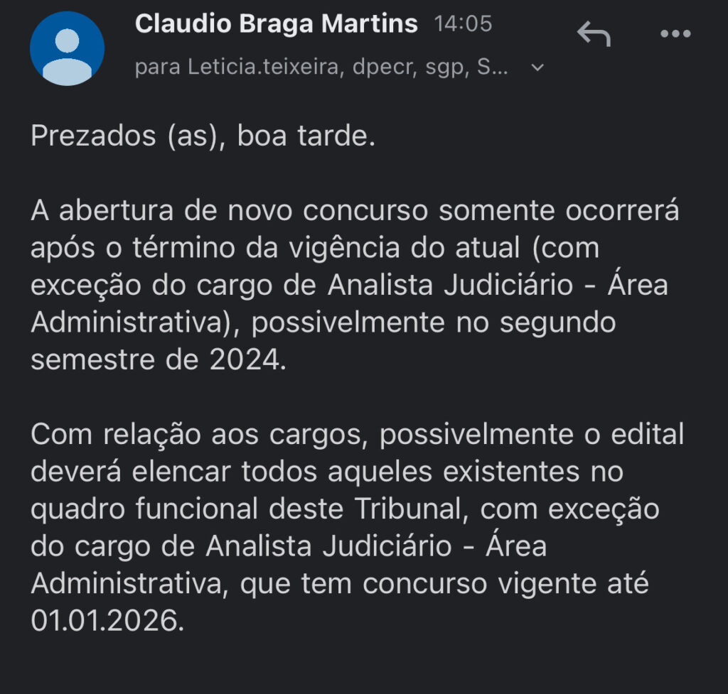 Concurso TRT RJ: previsão de edital