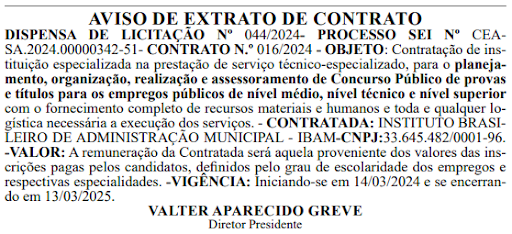 Concurso CEASA Campinas: edital ainda hoje; IBAM é a banca!