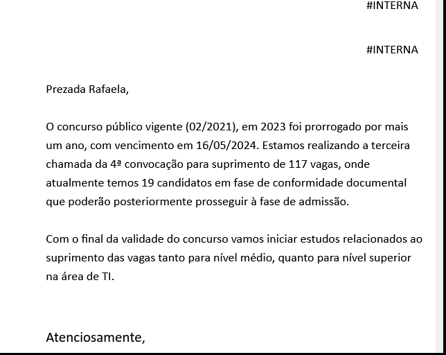 concurso basa: estudos serão inciados em breve para edital de TI