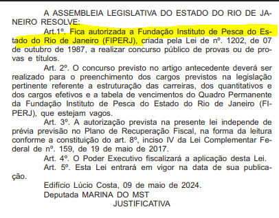 Concurso FIPERJ: seleção é AUTORIZADA; confira!