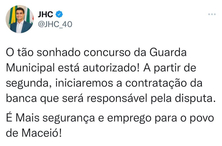 Novo concurso GCM Maceió é autorizado