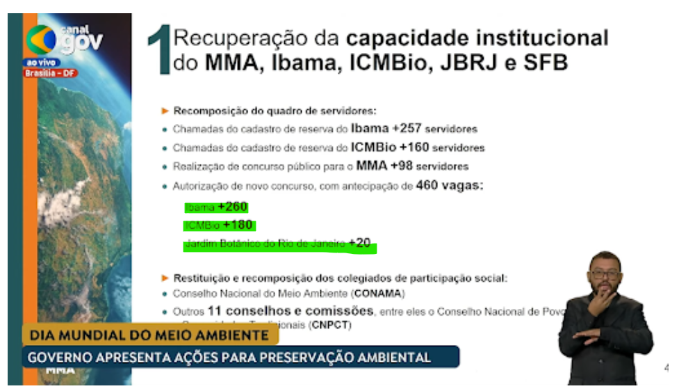 Concursos Federais: 460 vagas anunciadas para carreira ambiental 