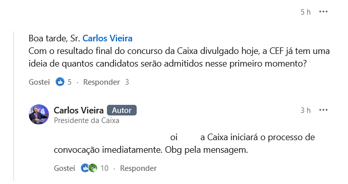 concurso caixa convocação