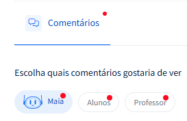 Gran Questões: visualização de comentários desktop