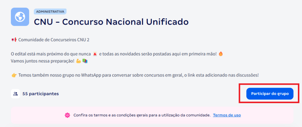 Gran Comunidade: como se tornar membro dos grupos de estudos?