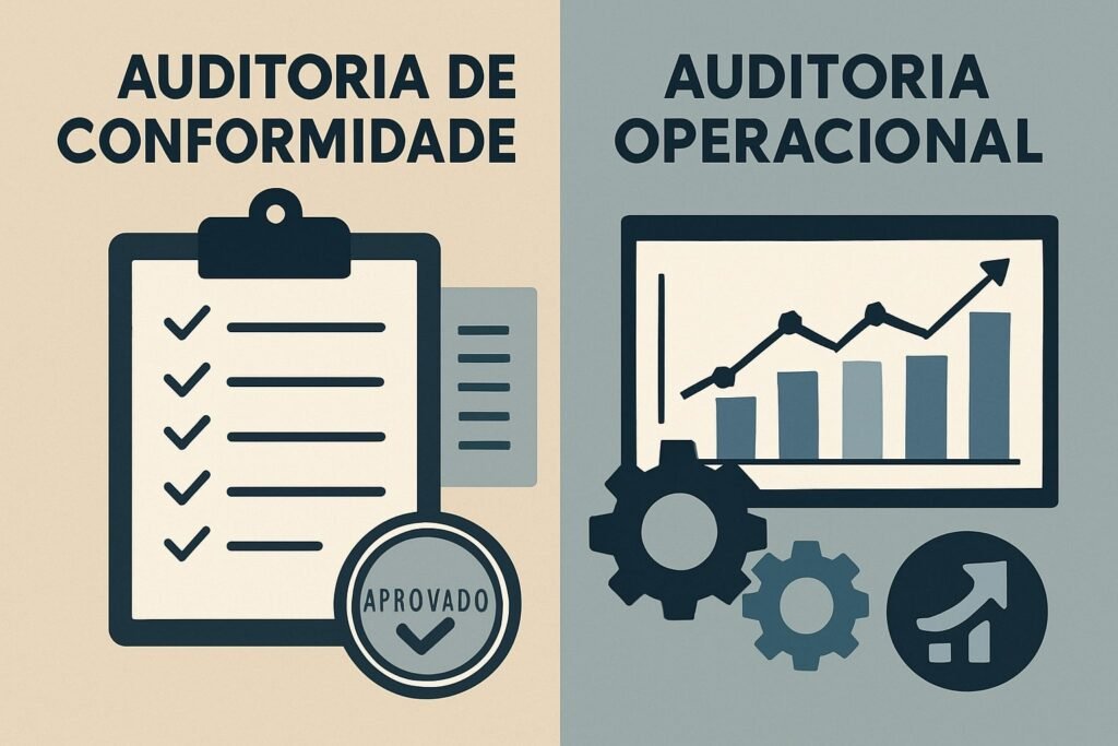 Auditoria de Conformidade vs Auditoria Operacional