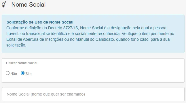 Como solicitar o uso do nome social no concurso TJ SP?