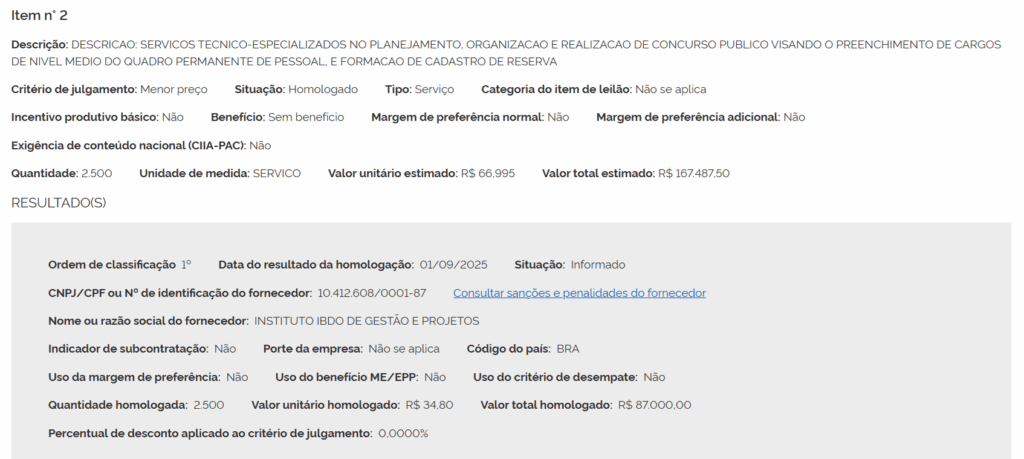 Concurso proderj: banca definida