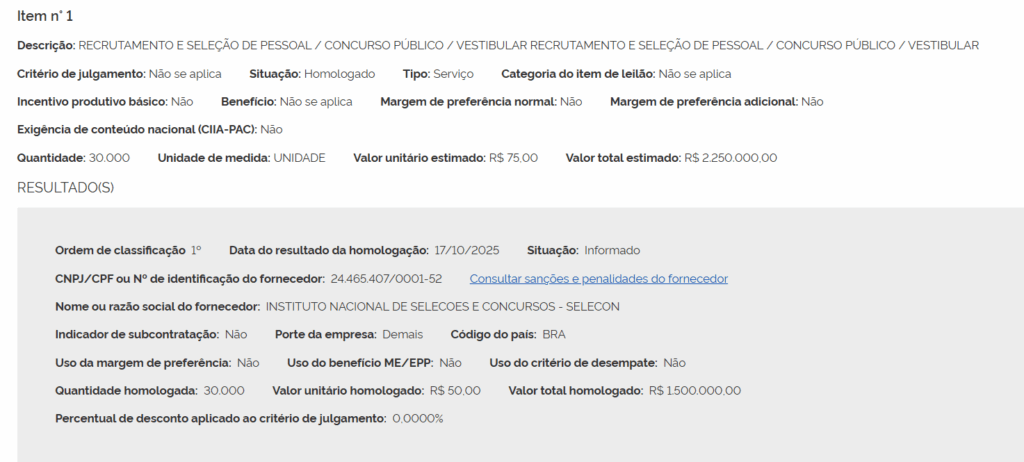Concurso UFRJ: Banca definida