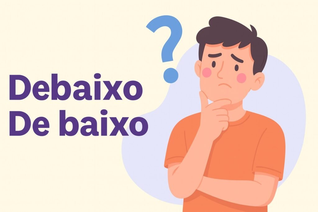 debaixo