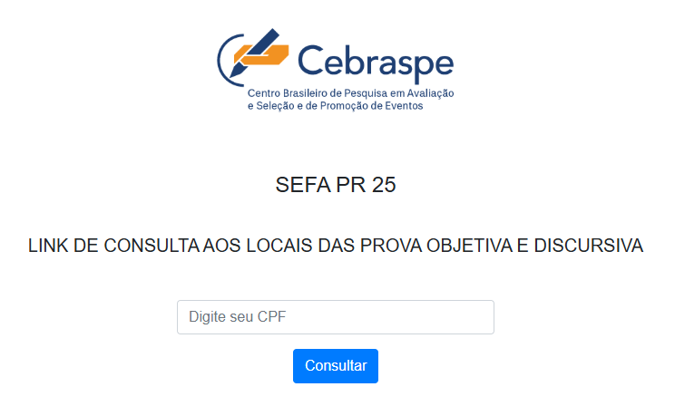 Concurso Sefaz PR: liberada consulta aos locais de prova!