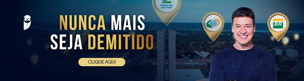 estratégia concursos campanha nunca mais seja demitido 2026