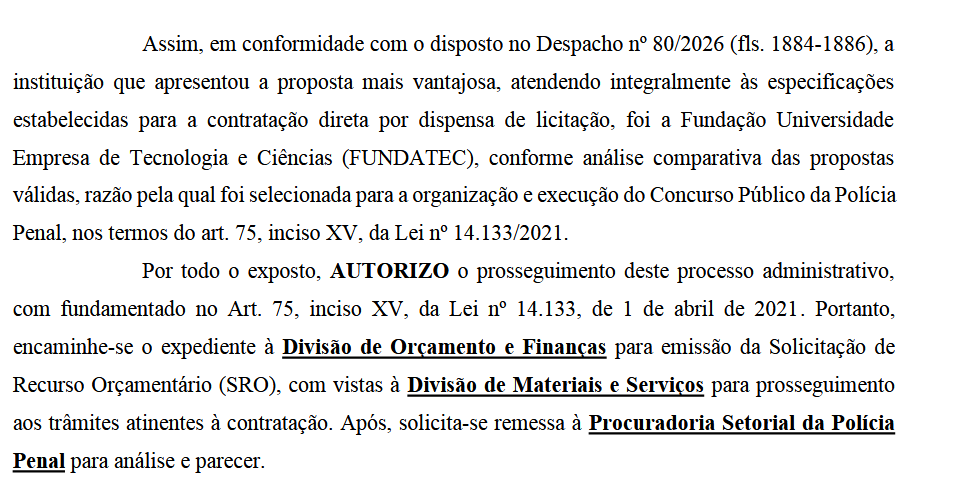FUNDATEC é a banca do novo concurso Polícia Penal RS