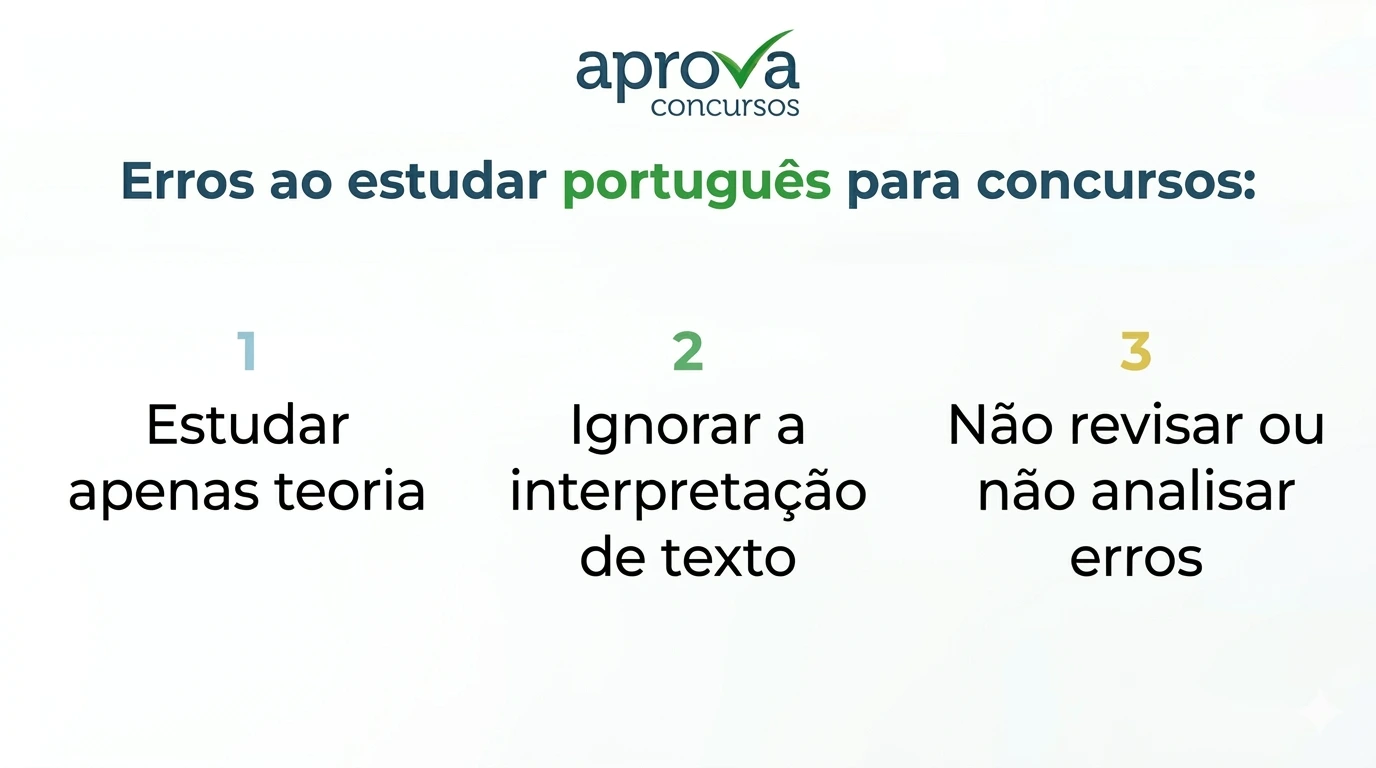 Estude português para concurso do jeito certo