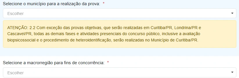 Passo a passo para se inscrever no concurso PC PR 2026!